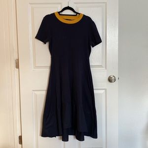 COS navy blue dress